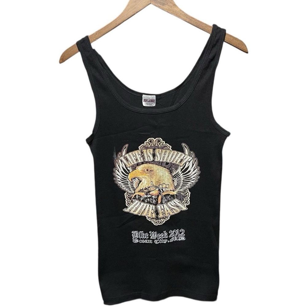 bike week Ocean City Maryland life’s too short ride fast biker tank top shirt
